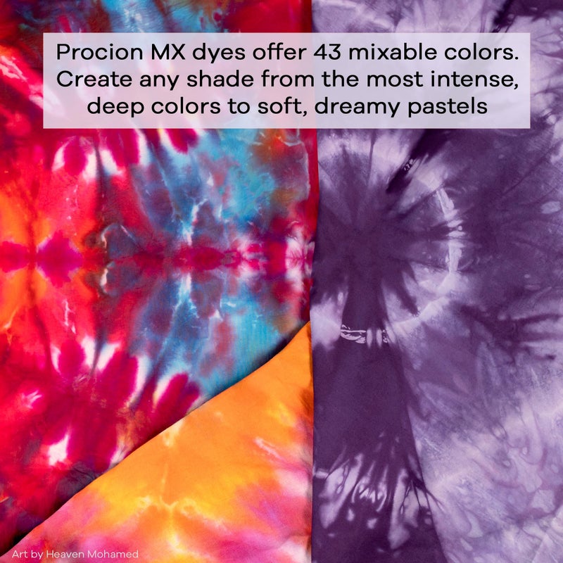 Jacquard Procion MX Tie Dye Powder | Cold Water Fiber Reactive Dye for Fabric and Clothing | Permanent and Washfast | Made in USA | Pale Aqua | 2/3 Ounce Jar - Image 2